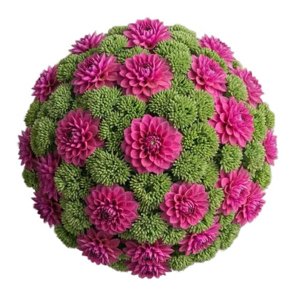 Charming Bouquet of Dahlia and Sedum - Florist London