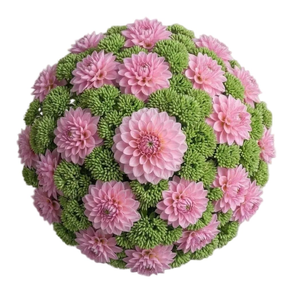 Charming Bouquet of Dahlia and Sedum - Florist London