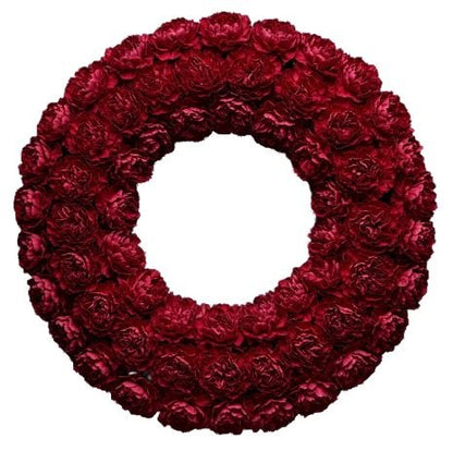 Classic Carnations Wreath - Florist London