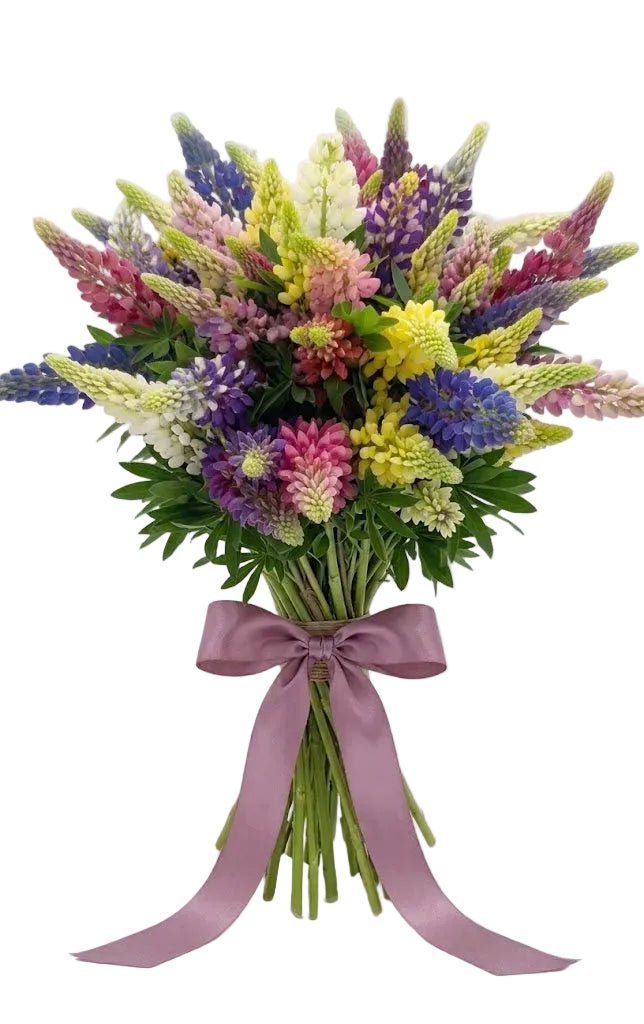 Classic Colored Lupinus Bouquet - Florist London