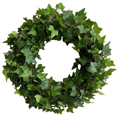 Classic English Ivy Door Wreath - Florist London