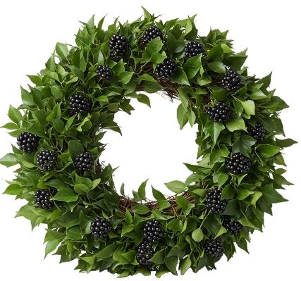 Classic English Ivy with Berry Wreath