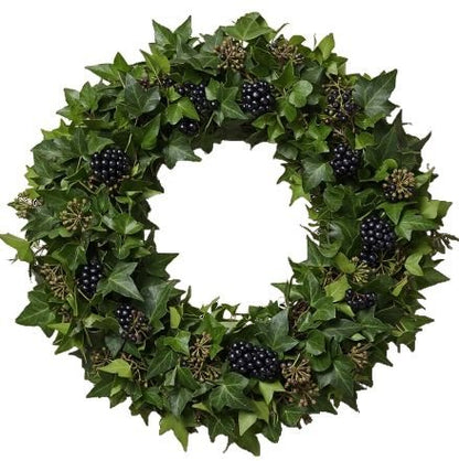 Classic English Ivy with Berry Wreath - Florist London