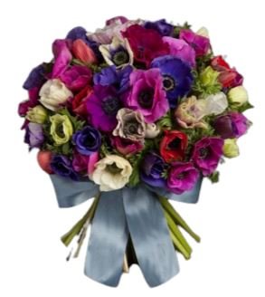 Colored Anemone Bouquet - Florist London