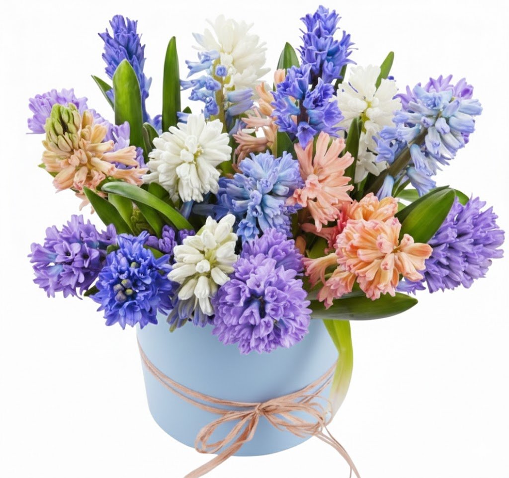 Colorful Hyacinth Box - Florist London