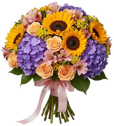Colourful Sunny Bouquet