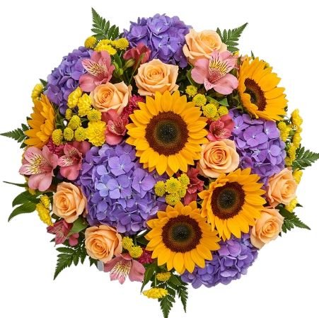 Colourful Sunny Bouquet - Florist London