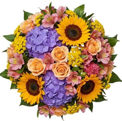 Colourful Sunny Bouquet - Florist London
