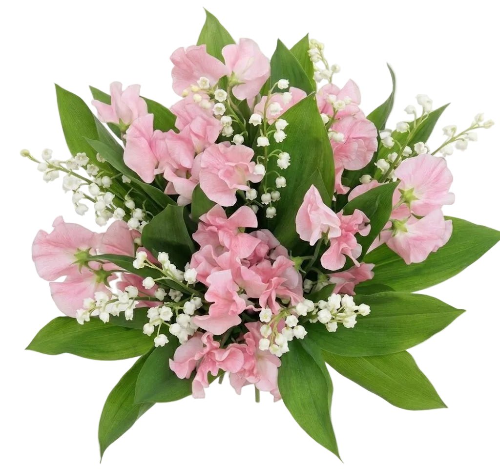 Convalaria and Sweet Pea Bouquet - Florist London