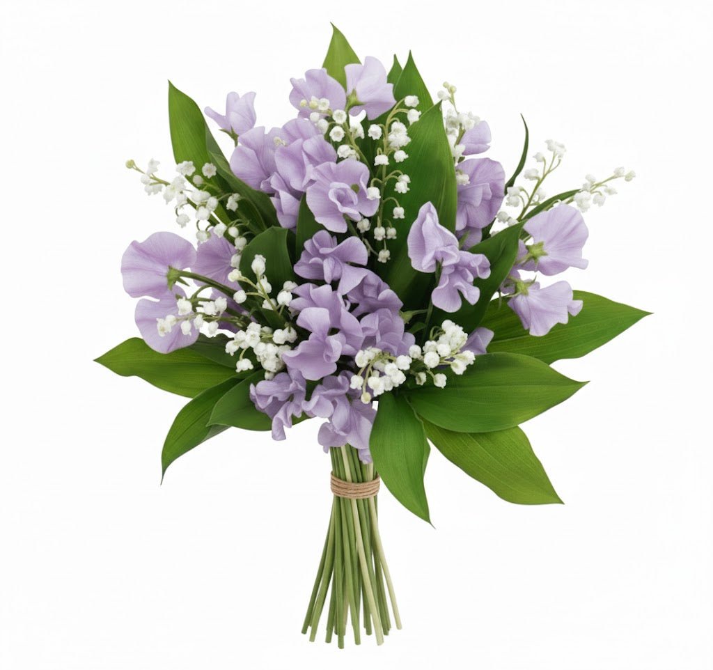 Convalaria and Sweet Pea Bouquet - Florist London