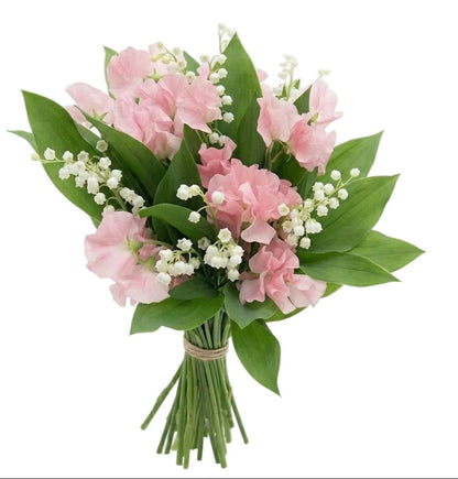 Convalaria and Sweet Pea Bouquet - Florist London