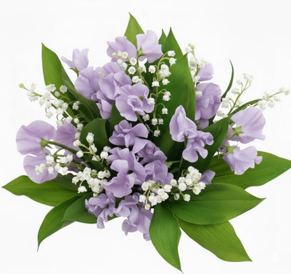Convalaria and Sweet Pea Bouquet - Florist London