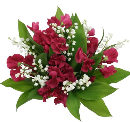 Convalaria and Sweet Pea Bouquet - Florist London