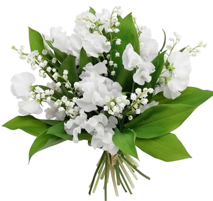 Convalaria and Sweet Pea Bouquet - Florist London