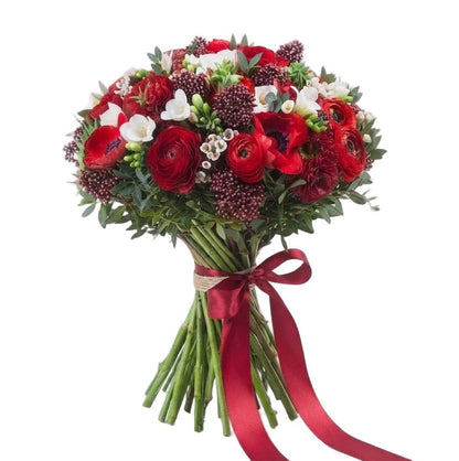 Crimson Bouquet - Florist London