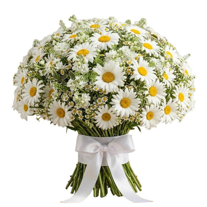 Daisies and Stock Bouquet - Florist London