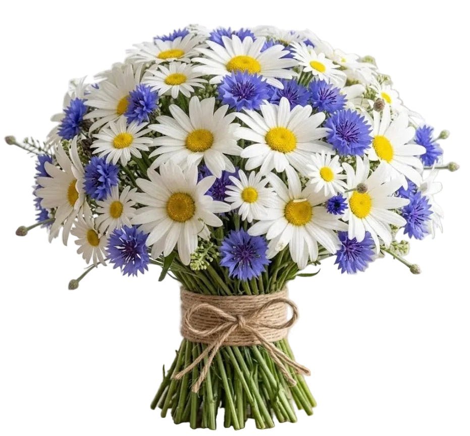 Daisy and Cornflower Bouquet - Florist London