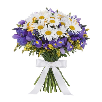 Daisy and Iris Bouquet - Florist London
