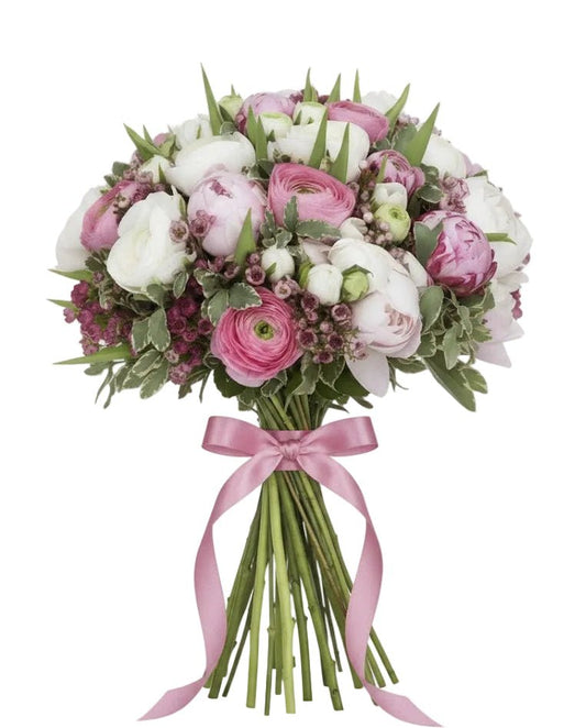 Delightful Peonies & Ranunculus Bouquet - Florist London