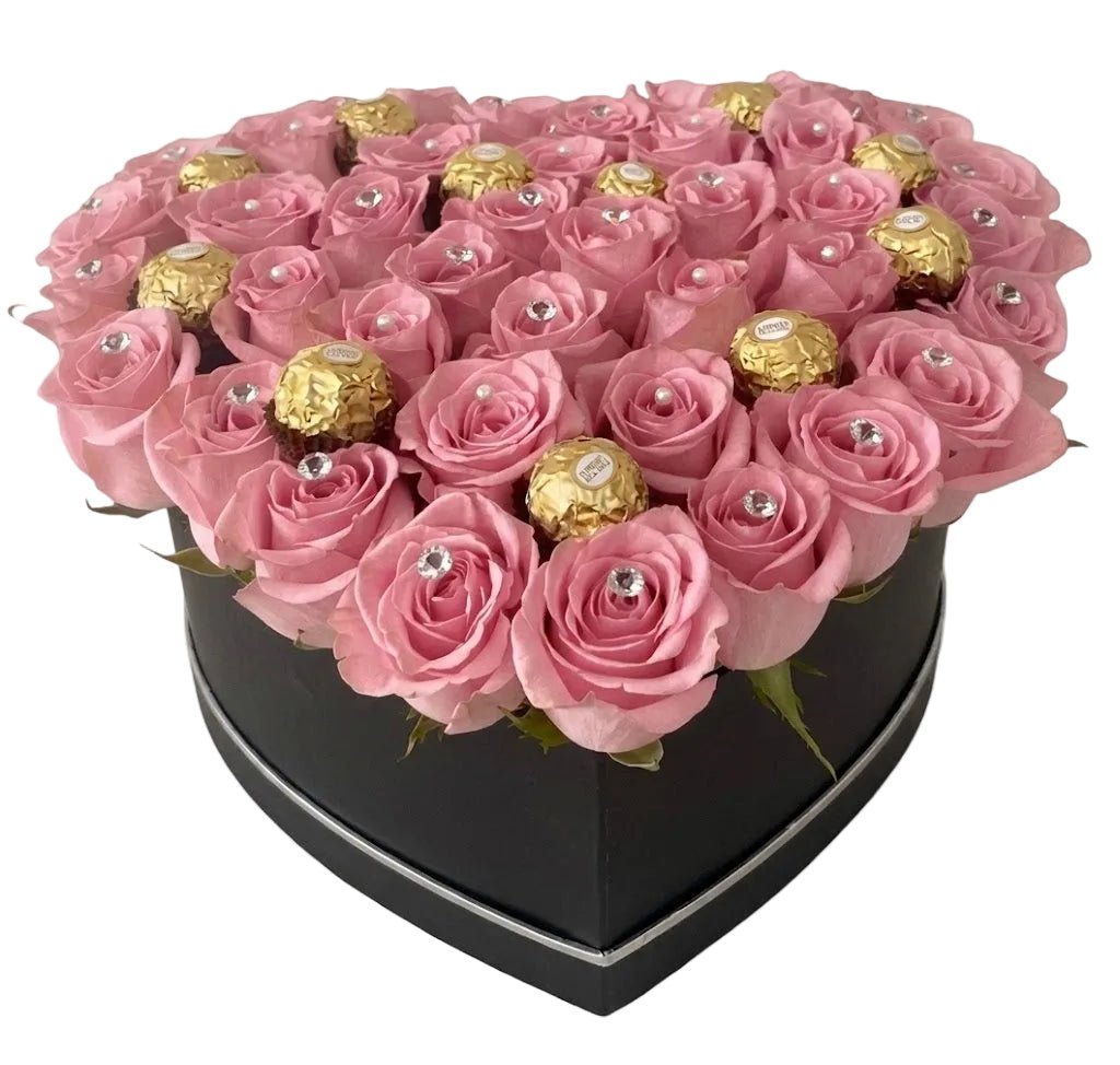 Diamonds Roses Sweet Box - Florist London