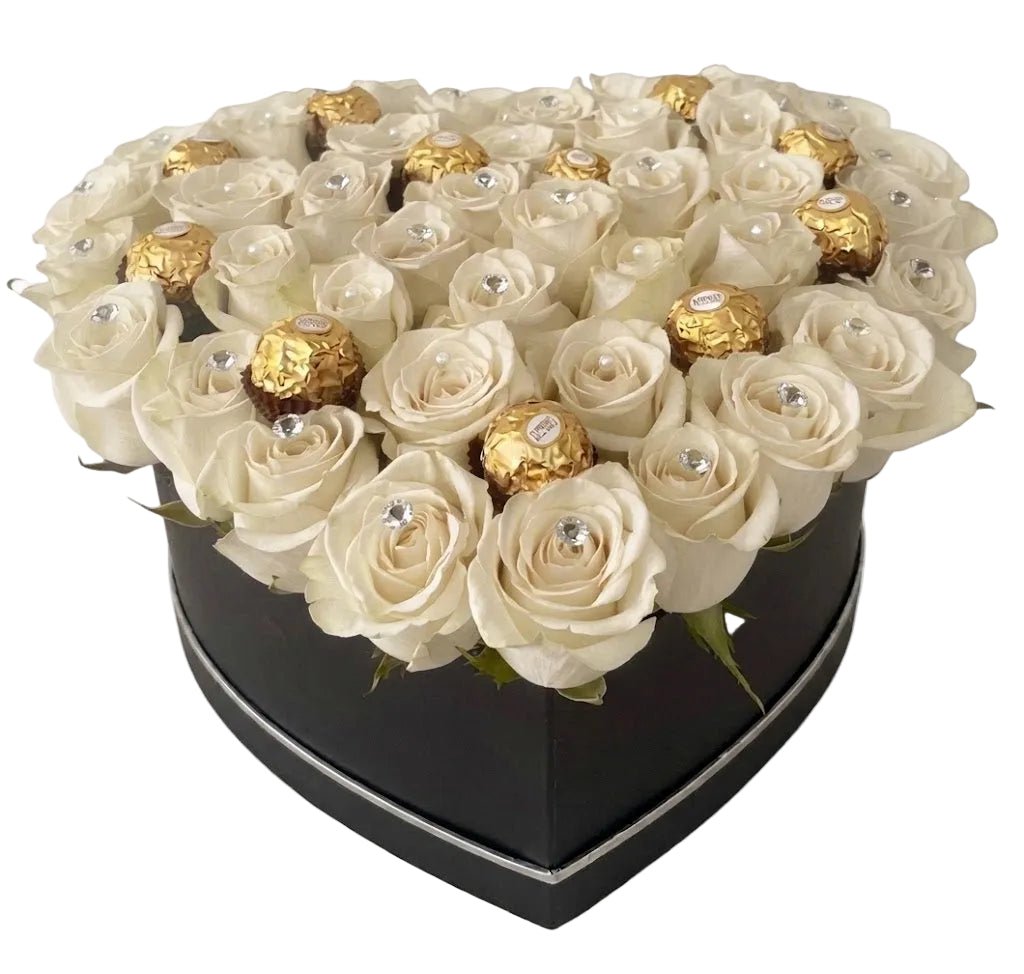 Diamonds Roses Sweet Box - Florist London