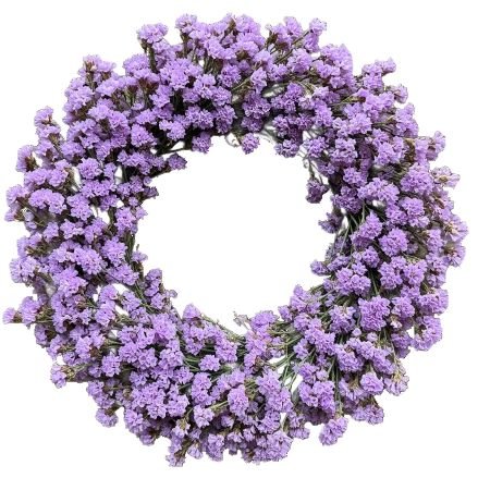 Door Wreath of Limonium - Florist London
