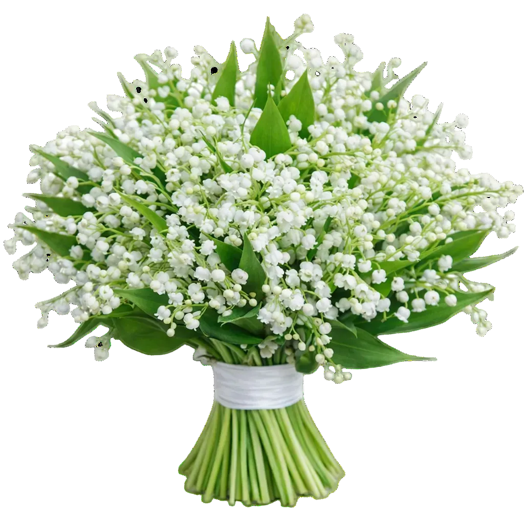 Elegant Lily of Valley Wedding Bouquet - Florist London