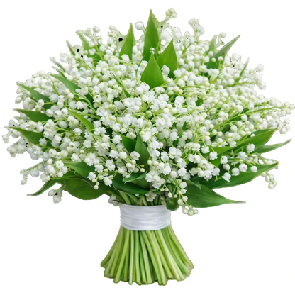 Elegant Lily of Valley Wedding Bouquet - Florist London