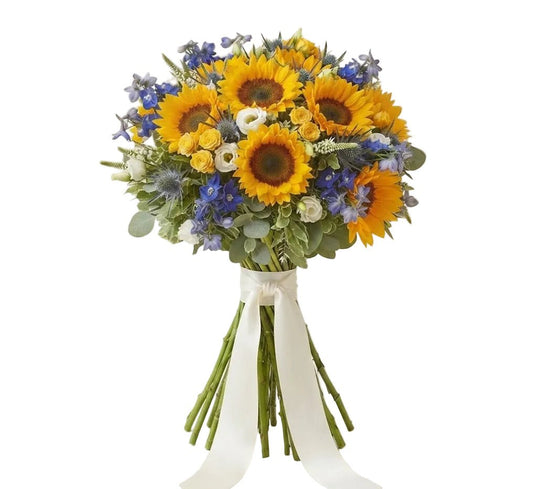 Elegant Sunflowers Bouquet - Florist London