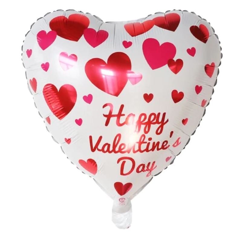 Enchanting Heart - Shaped Helium Balloon for a Magical Valentine's Day 18inch - Florist London