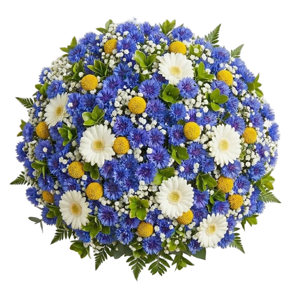 English Meadow Cornflower Bouquet - Florist London