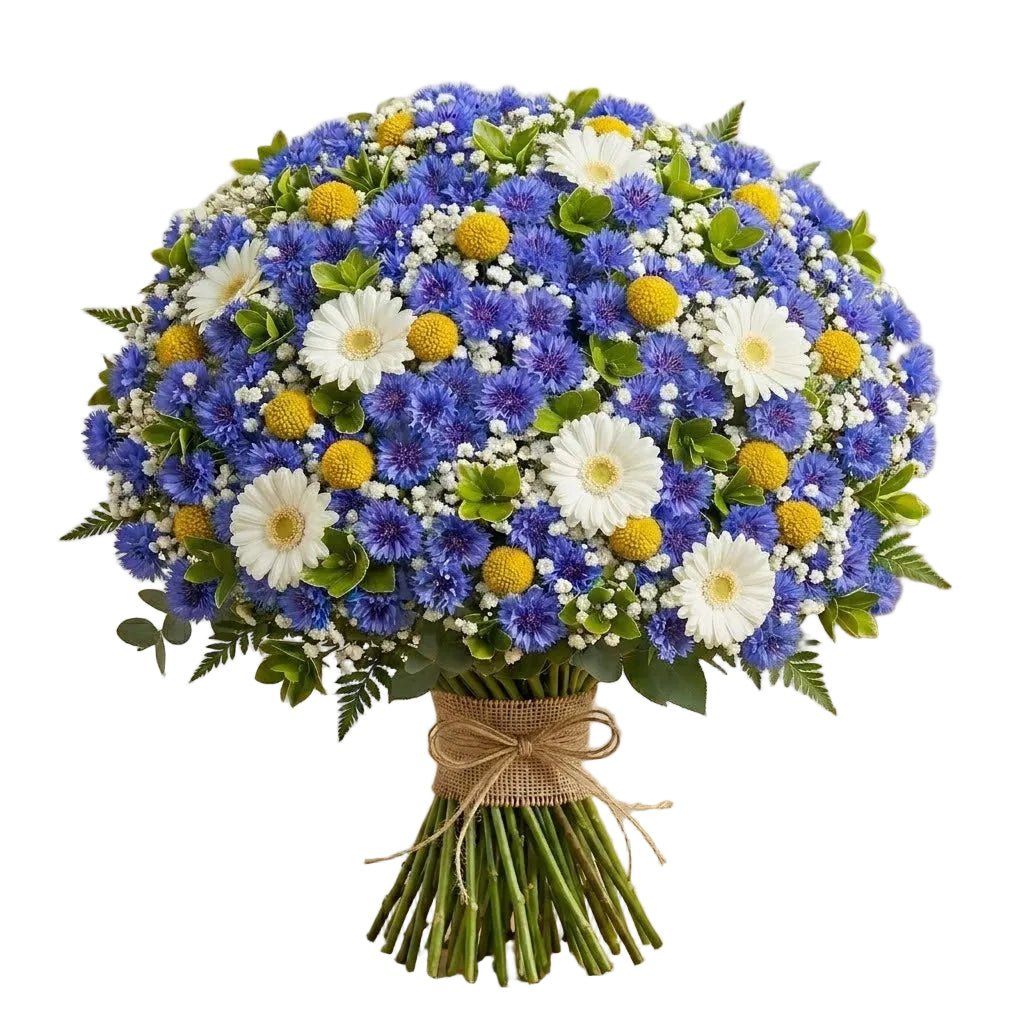 English Meadow Cornflower Bouquet - Florist London