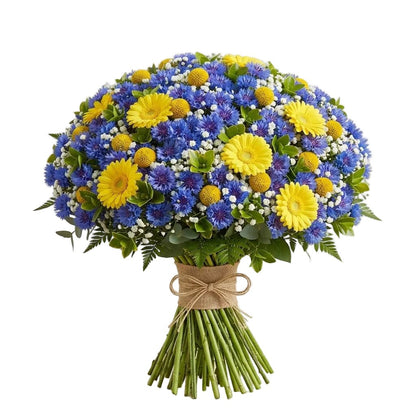 English Meadow Cornflower Bouquet - Florist London