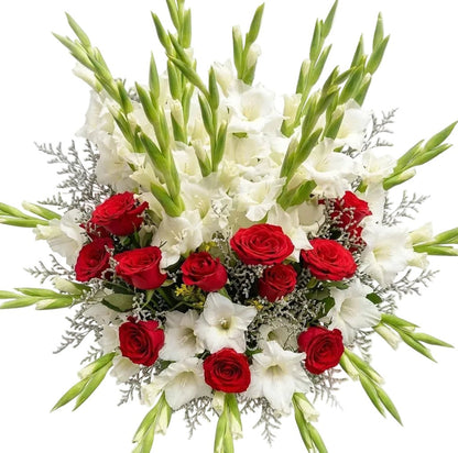 Gladiolus with Roses Bouquet - Florist London