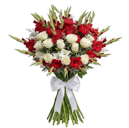 Gladiolus with Roses Bouquet - Florist London