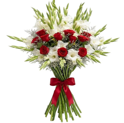 Gladiolus with Roses Bouquet - Florist London