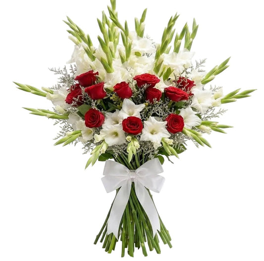 Gladiolus with Roses Bouquet - Florist London