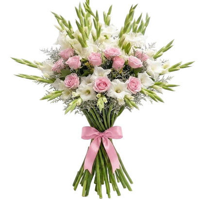 Gladiolus with Roses Bouquet - Florist London