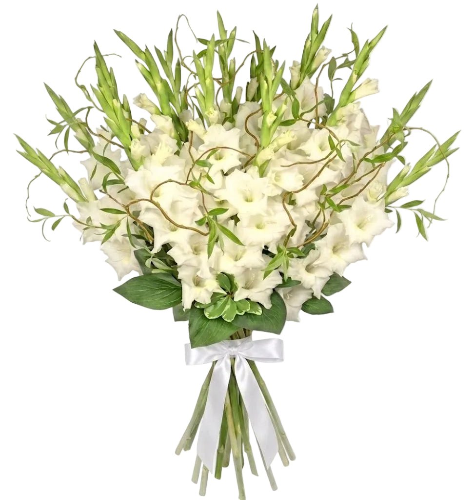 Gladiolus with Willow Twist Bouquet - Florist London