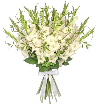 Gladiolus with Willow Twist Bouquet - Florist London