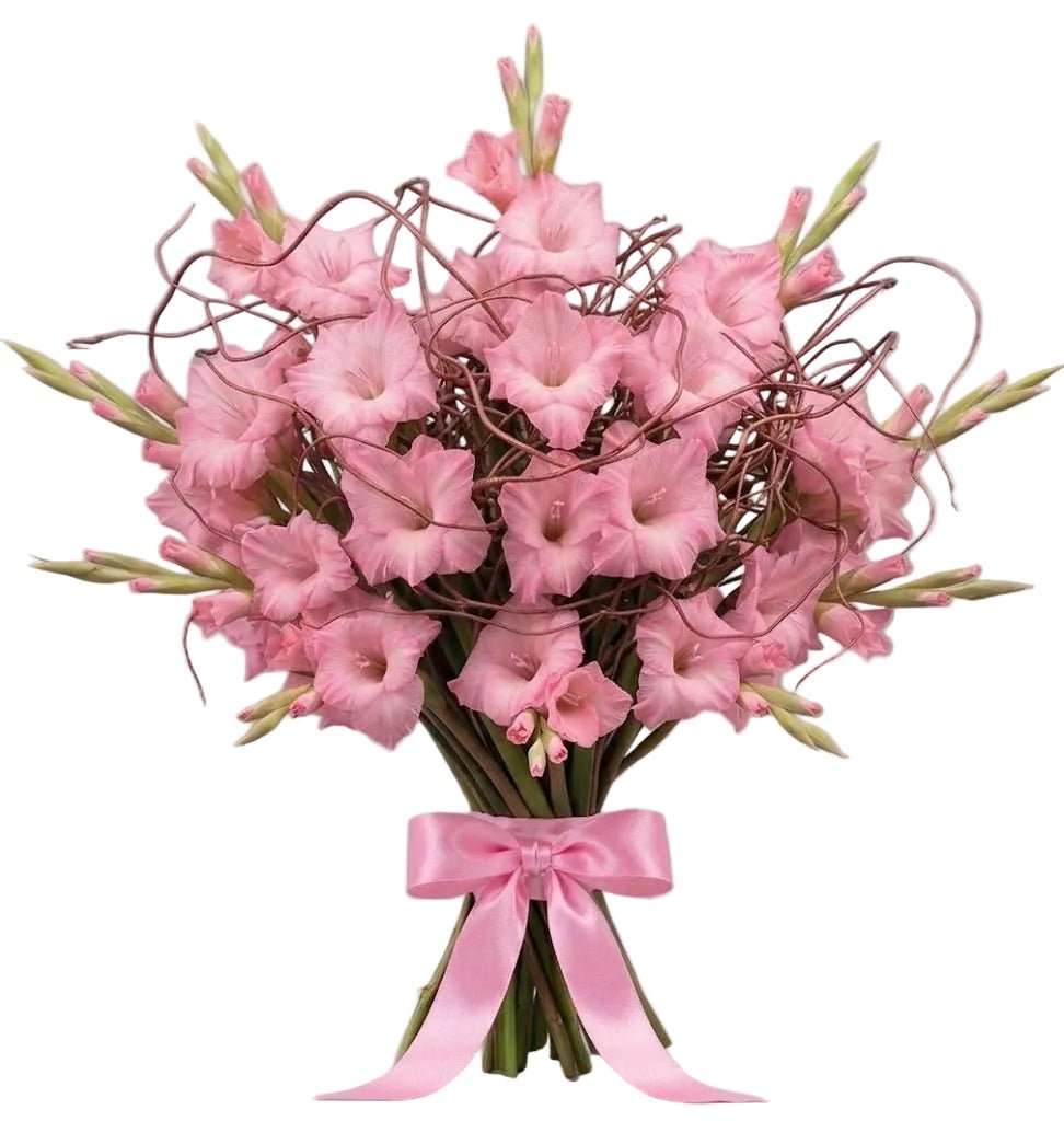 Gladiolus with Willow Twist Bouquet - Florist London