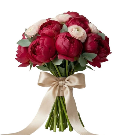 Gorgeous Bouquet of Peonies and Ranunculus - Florist London