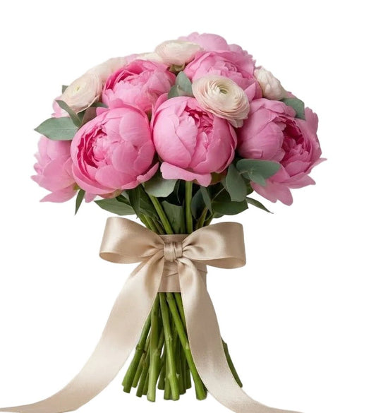Gorgeous Bouquet of Peonies and Ranunculus - Florist London