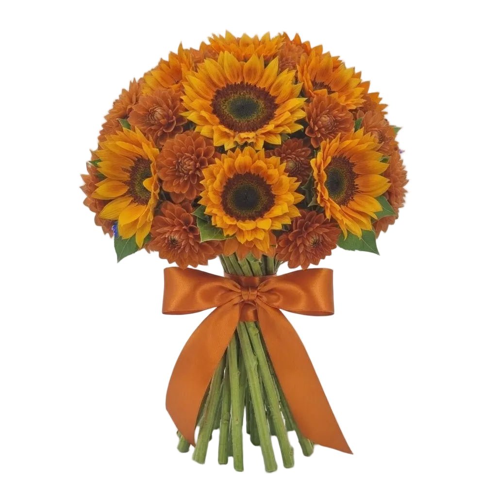 Gorgeous Bouquet of Sunflowers and Dahlia - Florist London