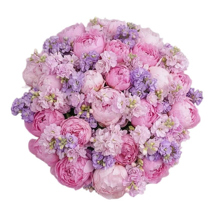 Gorgeous Fragrant Bouquet of Peonies with Stocks - Florist London