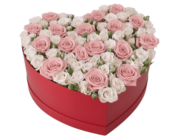 Gorgeous Roses and Spray Roses Box - Florist London