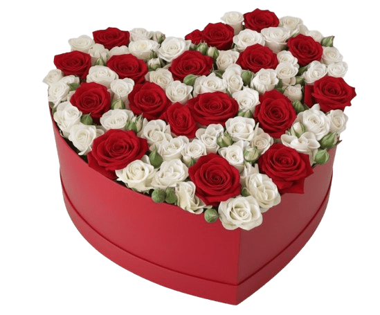 Gorgeous Roses and Spray Roses Box - Florist London