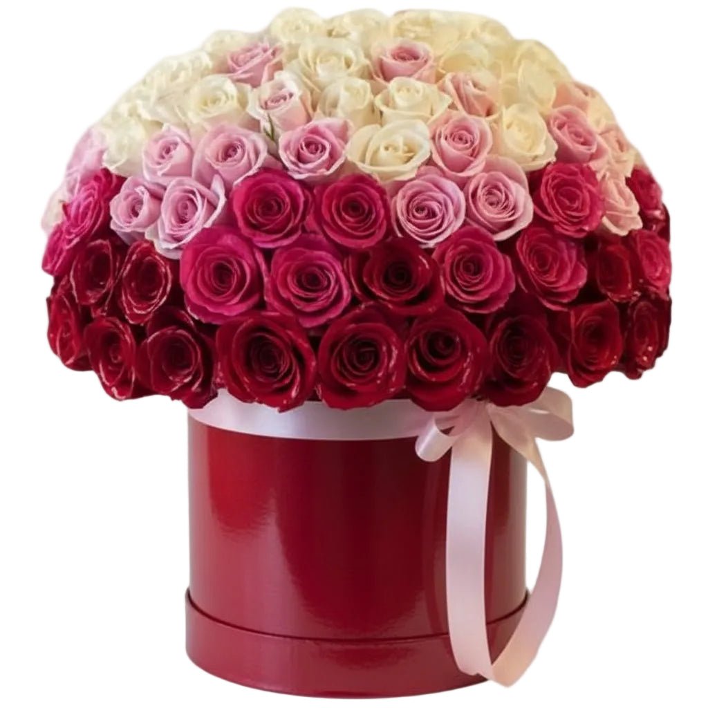 Gradient Luxury Roses Box - Florist London