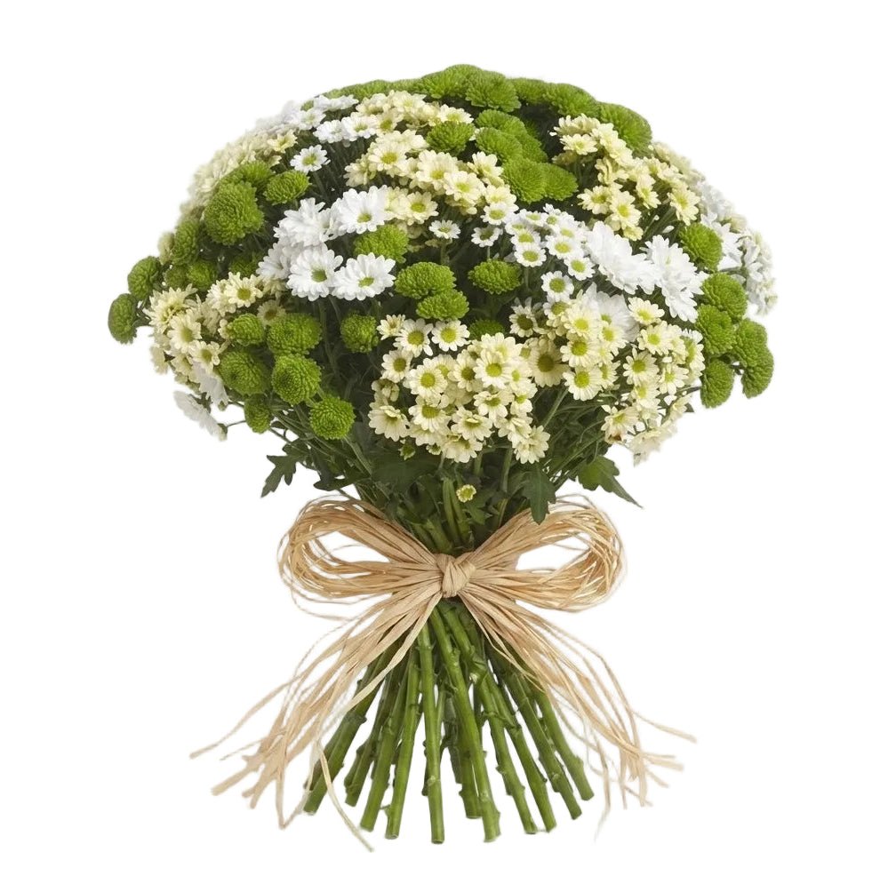 Green and White Shades Santini Bouquet - Florist London