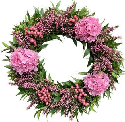 Hydrangea Dreams Meadow Door Ring - Florist London